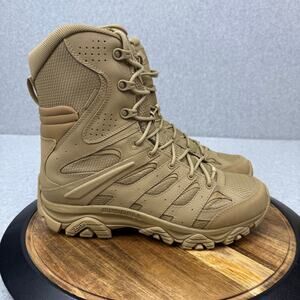 Merrell Moab 3 8” Tactical Boots Men's Size 12 Waterproof Zip J004107 Military